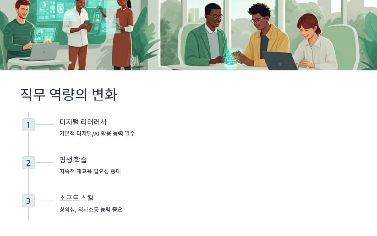 직무 역량의 변화