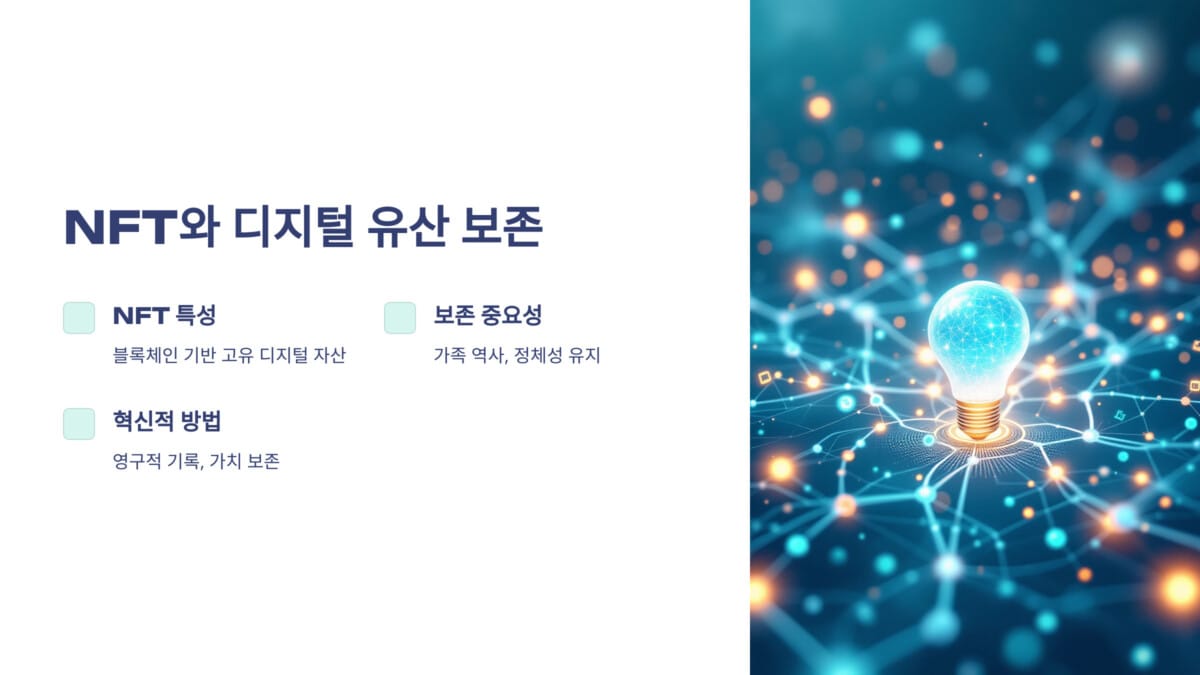 NFT와 디지털 유산 보존
