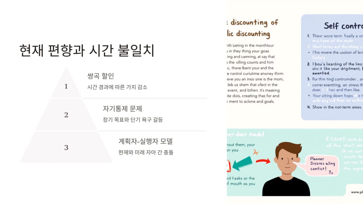 현재 편향과 시간 불일치