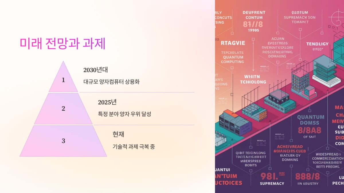 양자컴퓨터 개발의 과제와 미래 전망