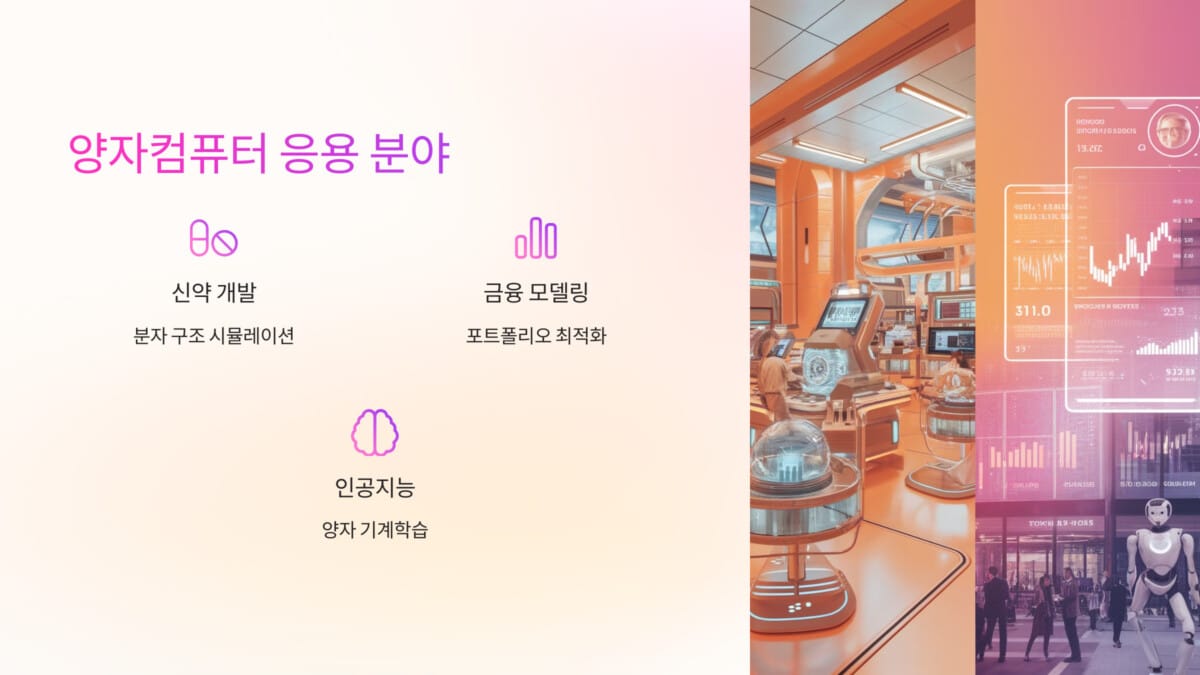 양자컴퓨터의 응용 분야