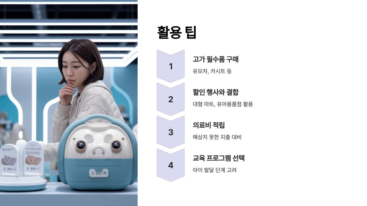 첫만남이용권 활용 팁