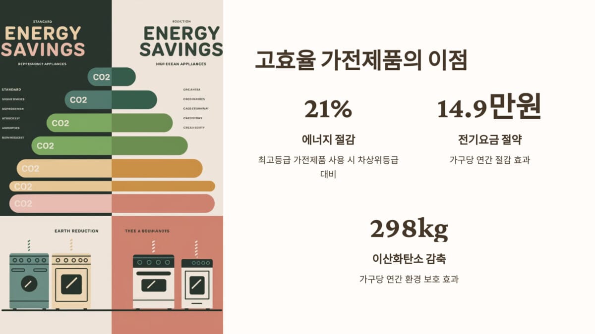 고효율 가전제품의 이점