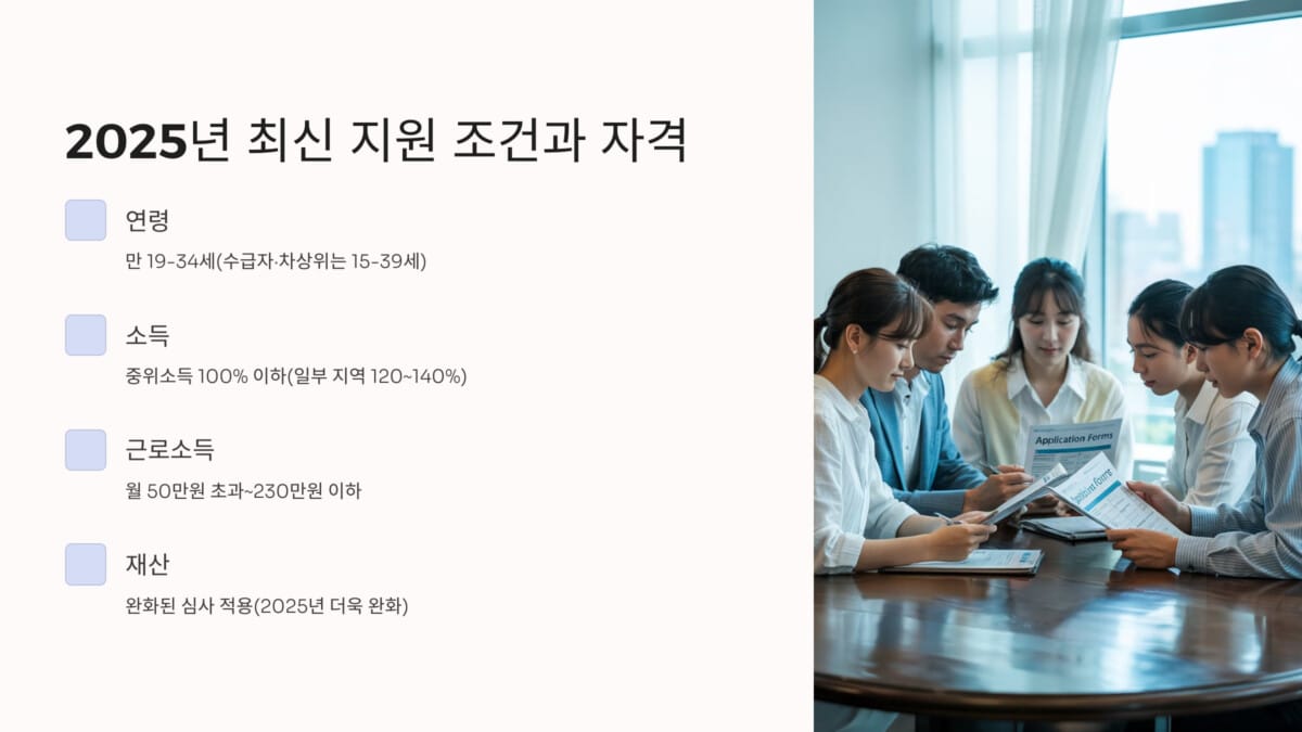 1. 2025년 청년내일저축계좌 최신 지원 조건과 자격